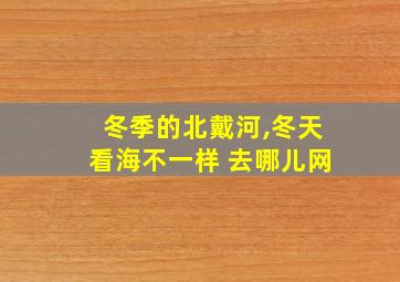 冬季的北戴河,冬天看海不一样 去哪儿网